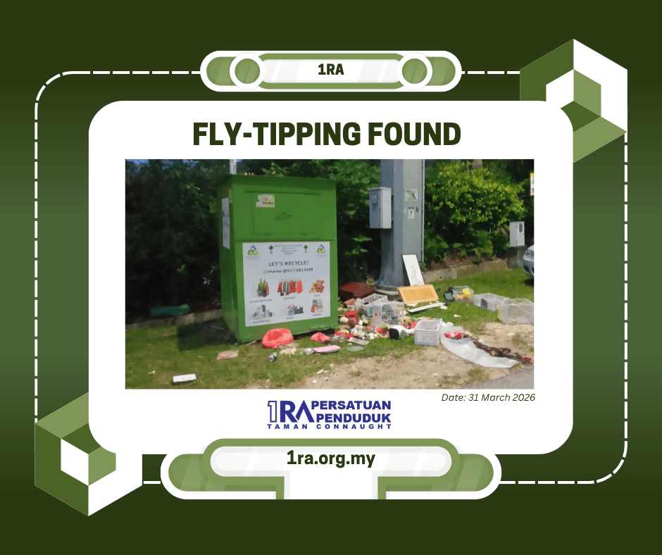 Fly-tipping at Jalan Cergas (Recycling Box Area)