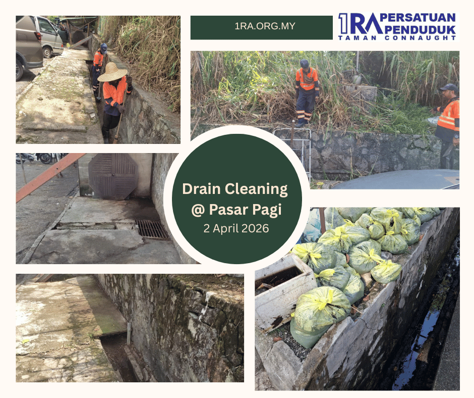 Successful Drainage Clean-up at Jalan Cekap & Jalan Cerdas 1 (Pasar Pagi)