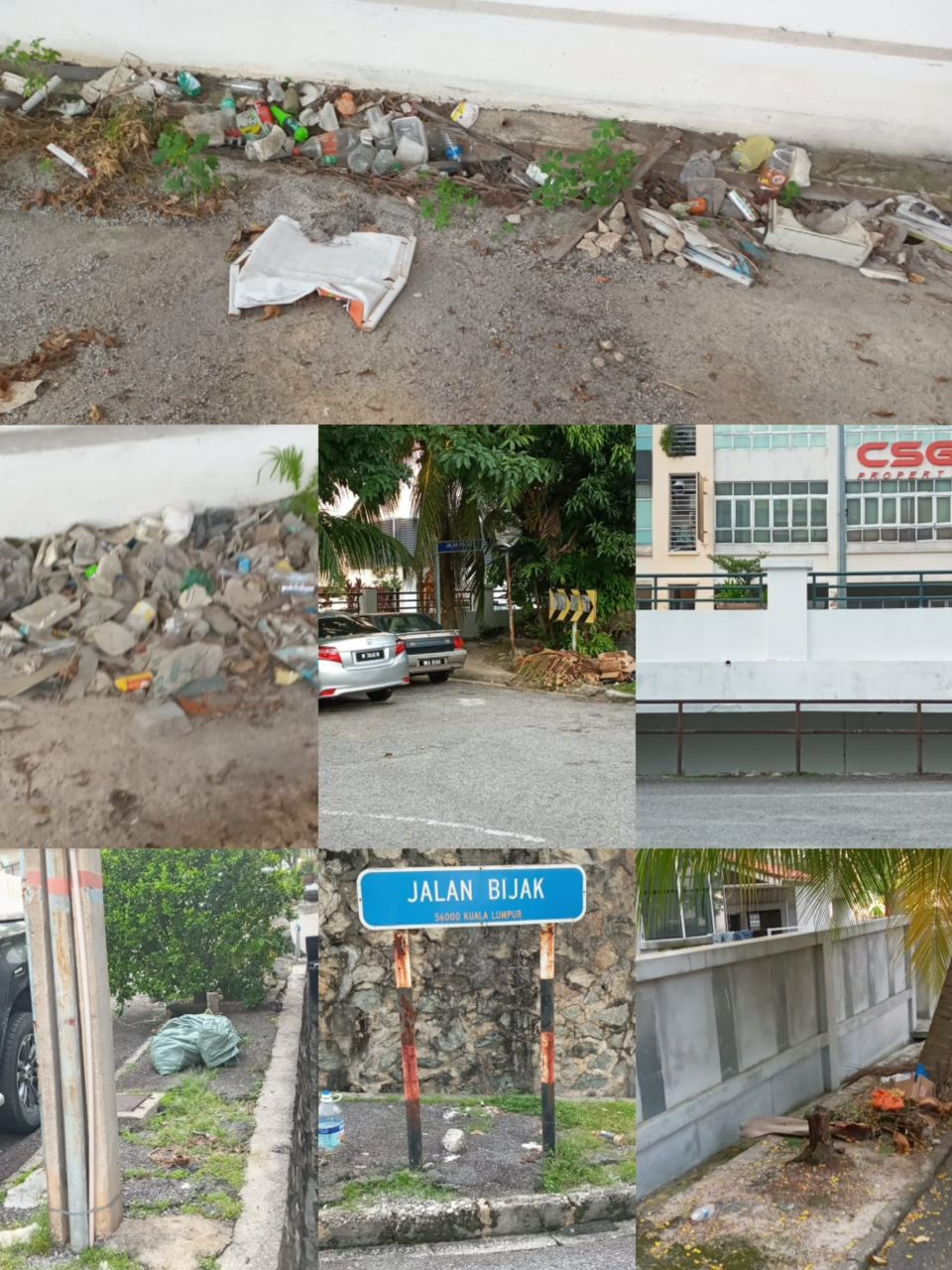 LITTERING SPOTS IN PHASE 1