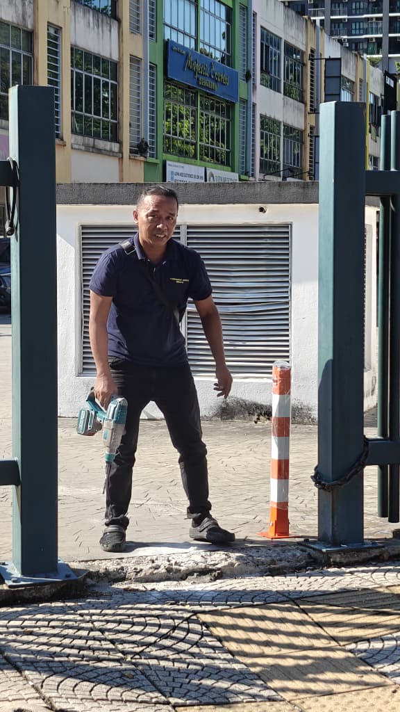 Physical Barriers Installed at Connaught Avenue Entrance to Curb Reckless Motorcyclists and Enhance Pedestrian Safety